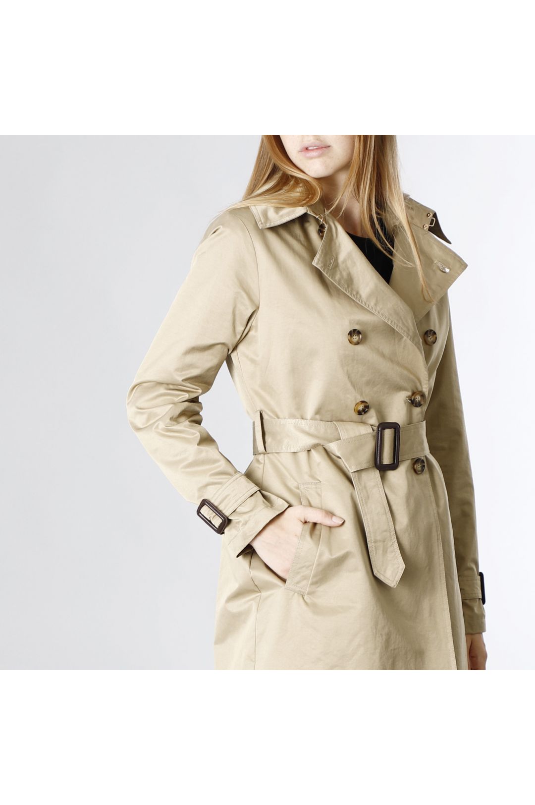 trenchcoat aus baumwollmischgewebe cord CafèNoir