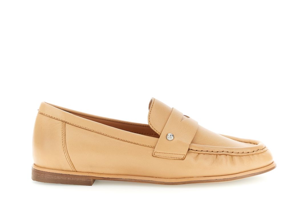slipper aus nappaleder mit falten fishing